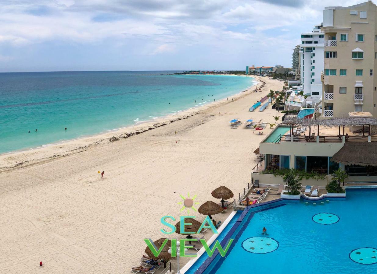 Cancun Plaza Sea View Bagian luar foto